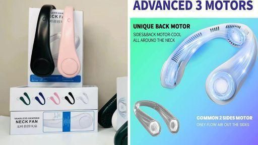Portable Bladeless Hanging Rechargeable Neck Fan